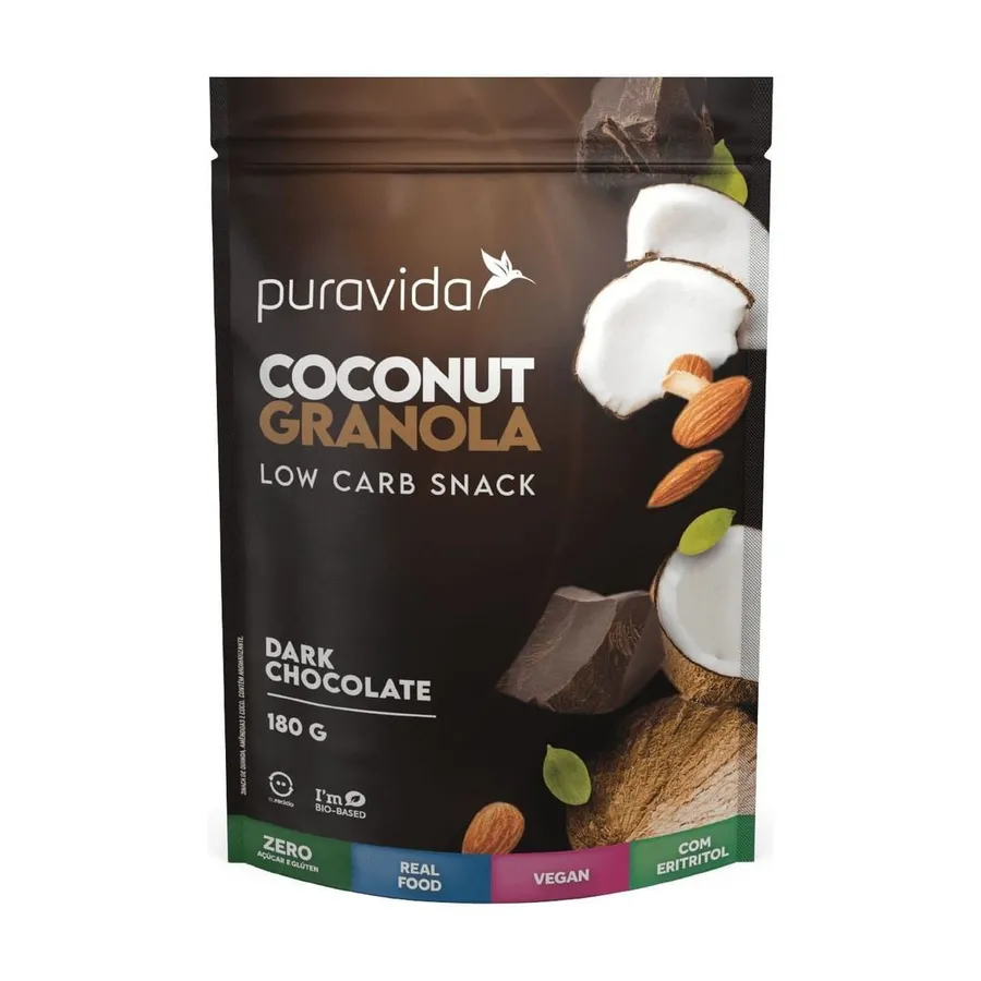 Puravida Coconut Granola - Dark Chocolate 180g