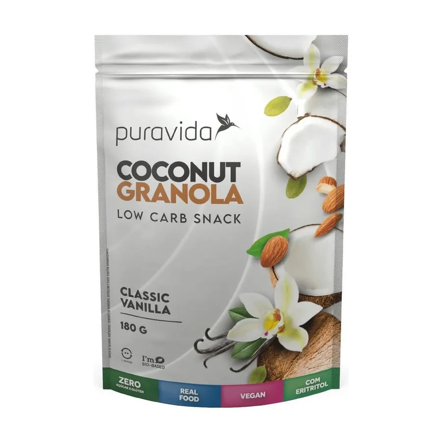 Puravida Coconut Granola - Classic Vanilla 180g