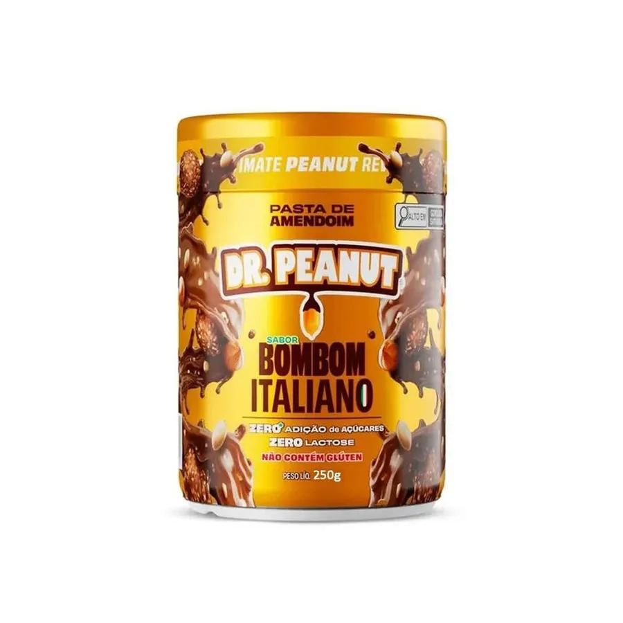 Dr. Peanut Pasta de Amendoim - Bombom Italiano 250g
