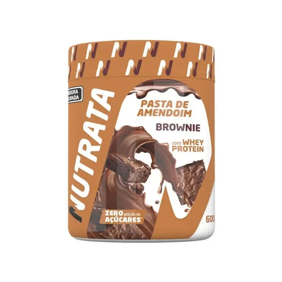 Nutrata Pasta de Amendoim com Whey - Brownie 600g