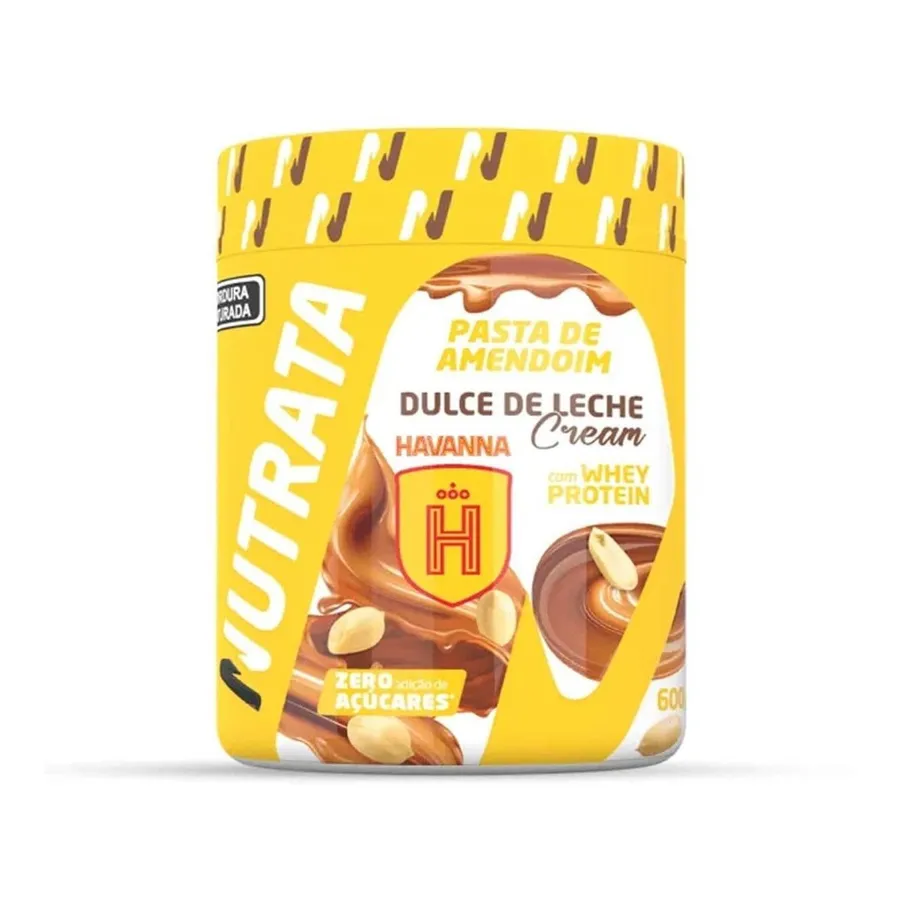 Nutrata Pasta de Amendoim com Whey - Dulce de Leche Crunch 600g