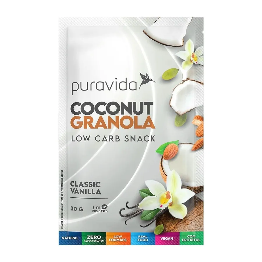 Puravida Coconut Granola - Classic Vanilla 30g