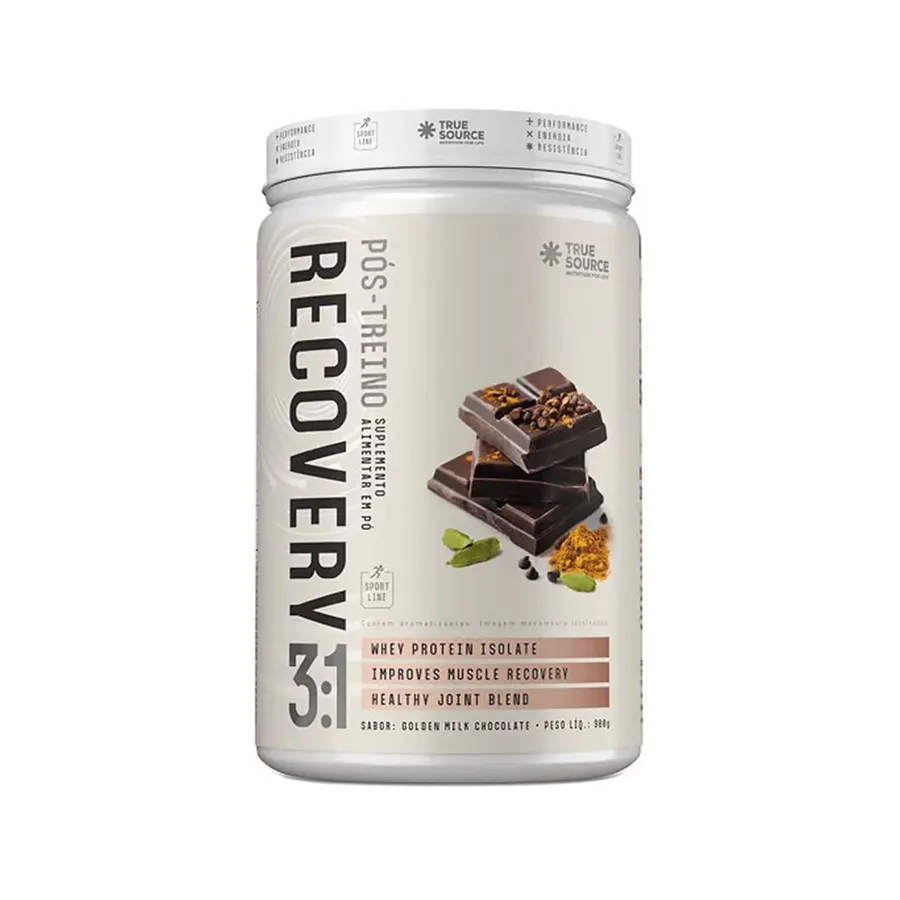 True Source Pós-treino Recovery - Golden Milk Chocolate 900g