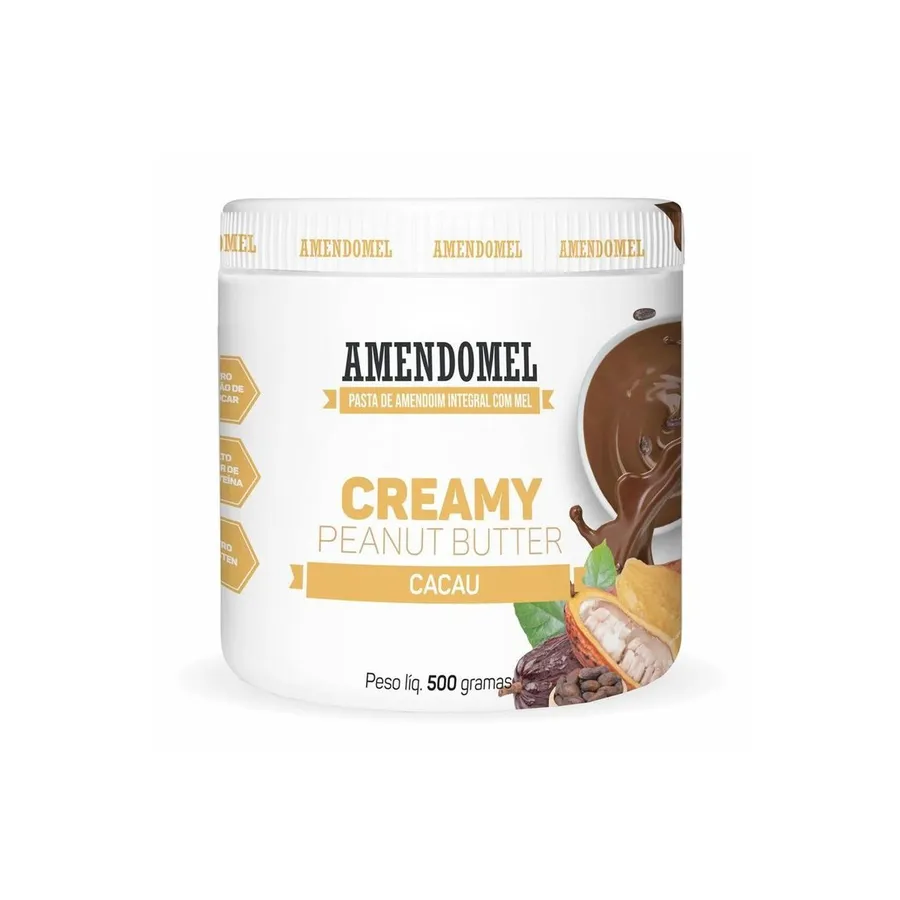 AmendoMel Pasta - Cacau 500g — foto 5
