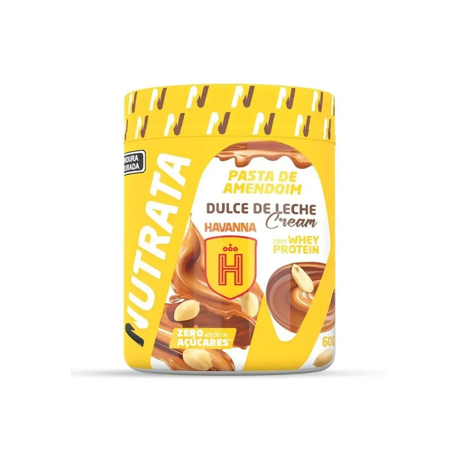 Nutrata Pasta de Amendoim com Whey - Dulce de Leche Cream Havanna 600g