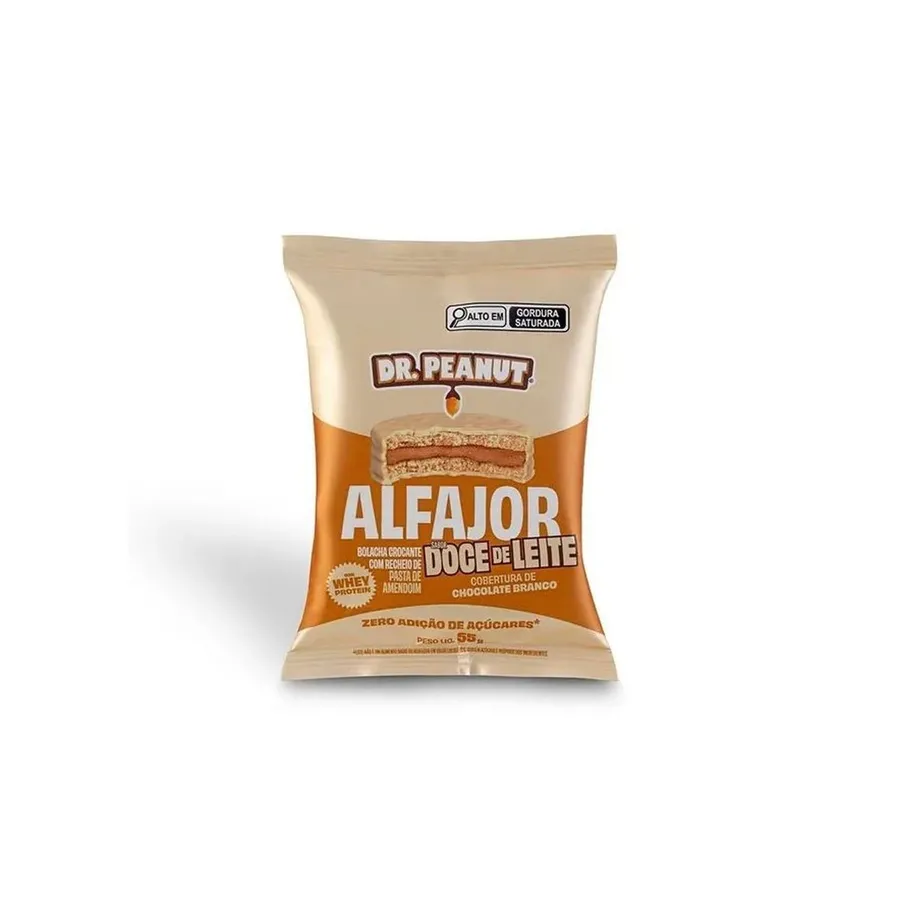 Dr. Peanut Alfajor Pasta - 1 Unidade Cobertura 55g — foto 4