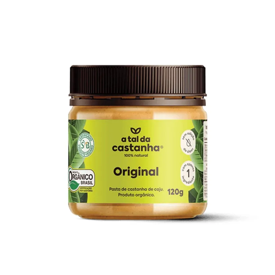 Positive Company Pasta de Castanha Original Orgânica - A Tal Da Castanha 120g