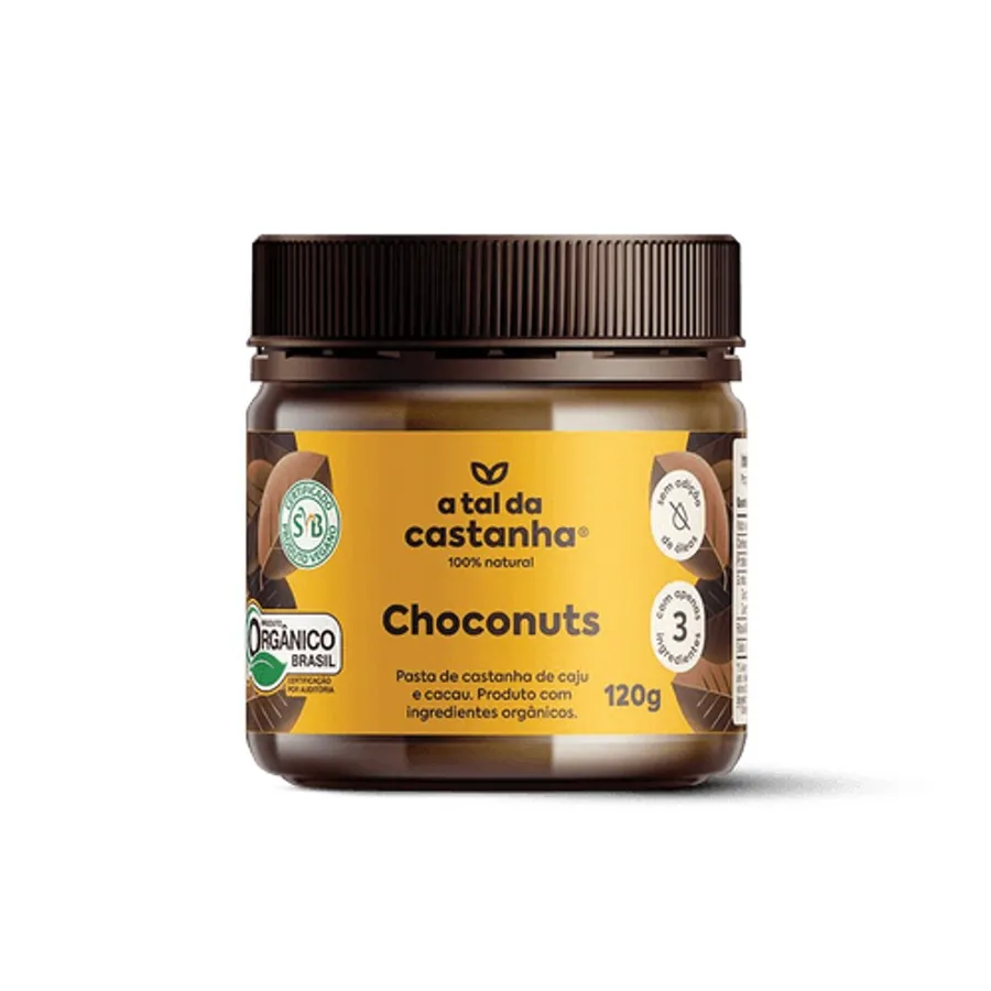 Positive Company Pasta de Castanha Choconuts Orgânica - A Tal Da Castanha 120g