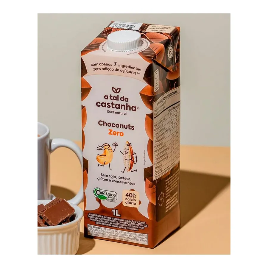 Positive Company Achocolatado Choconuts Zero - A Tal Da Castanha 1L — foto 3