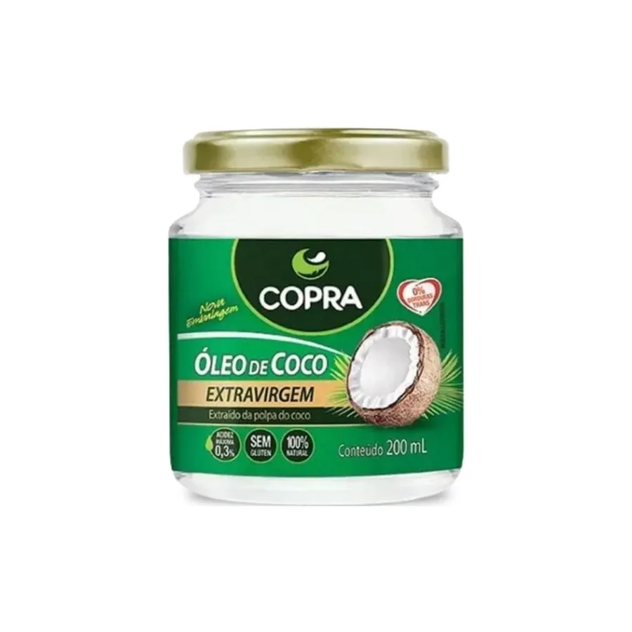 Óleo de Coco Copra Extra Virgem 200ml