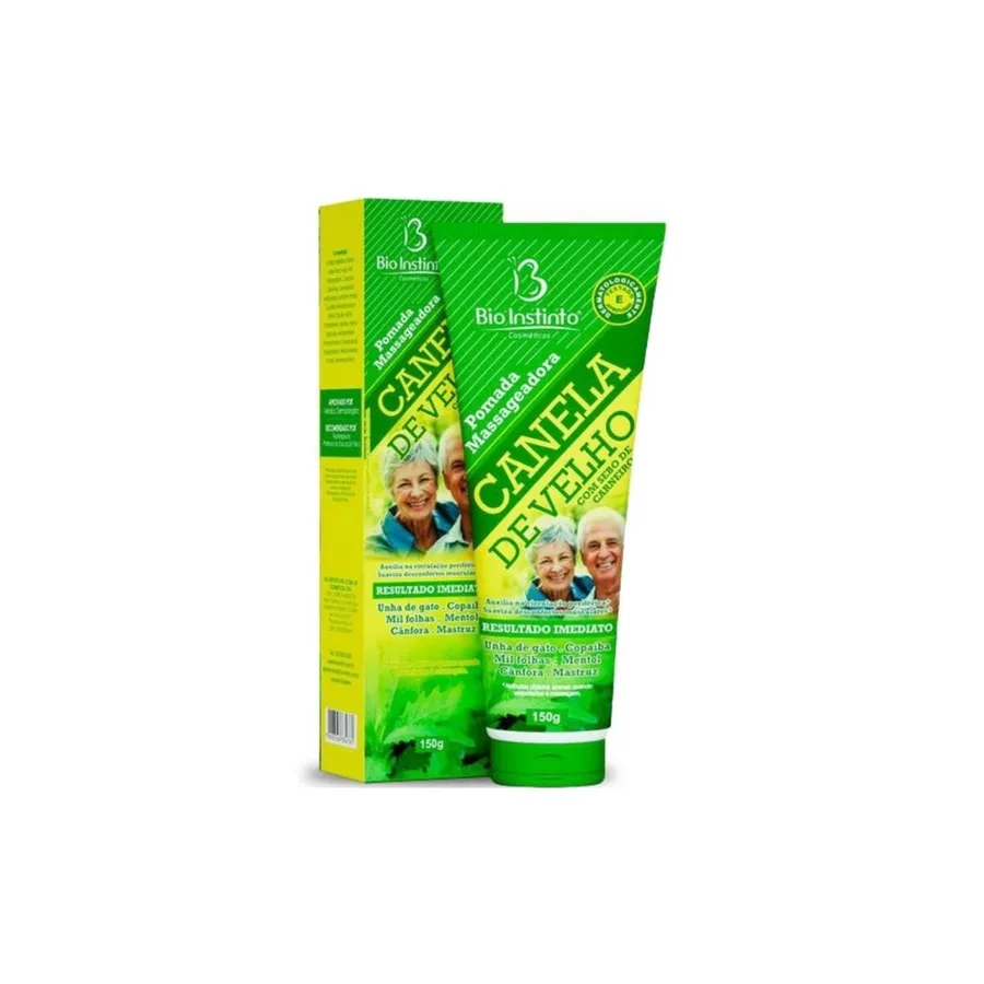 Pomada Canela de Velho com Sebo de Carneiro - Bio instinto 150g