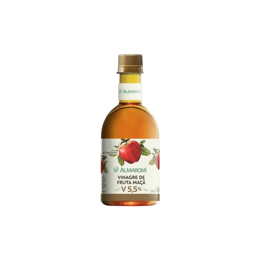 Vinagre de Maçã Almaromi 5,5% de acidez 400ml
