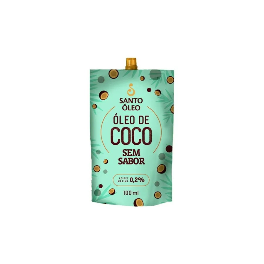 Santo óleo Óleo de Coco Sem Sabor 100ml