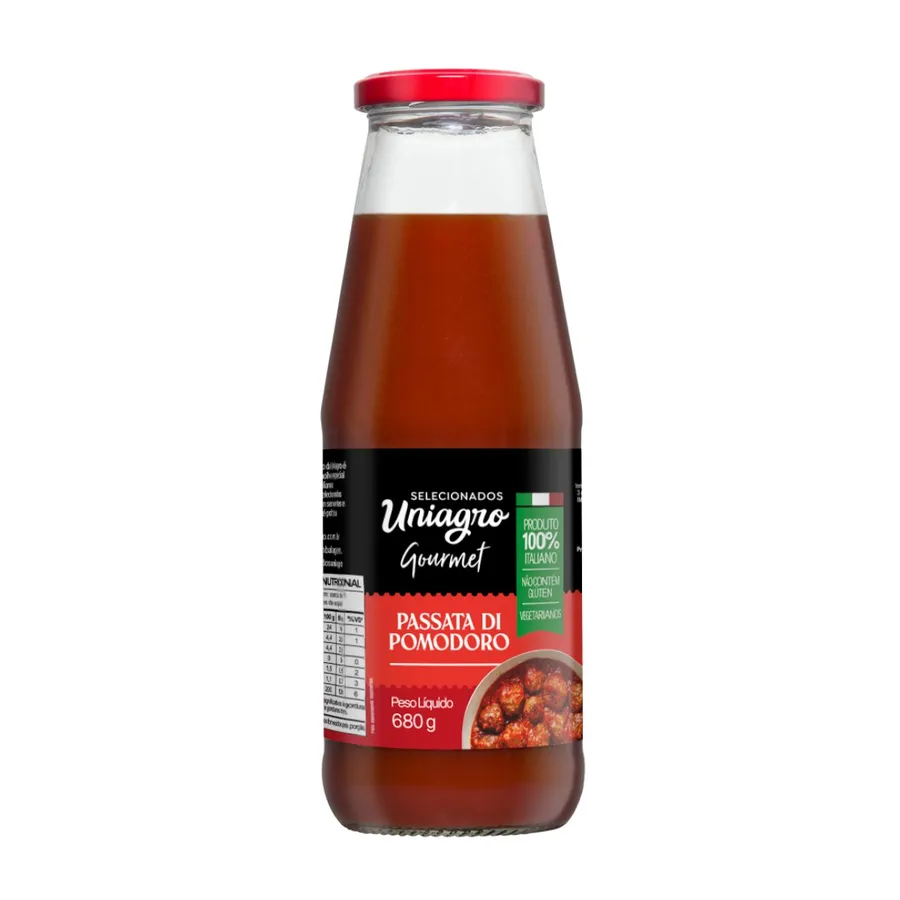 Uniagro Passata de Tomate Vd 12 x 680g