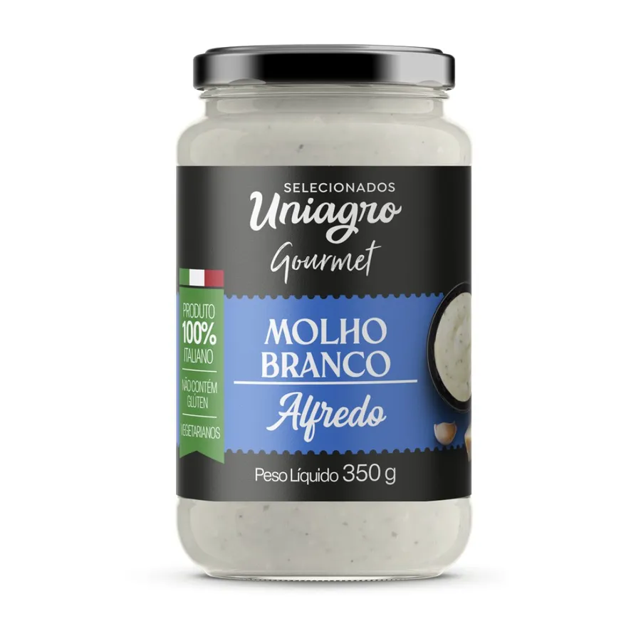 Uniagro Molho Alfredo Vd 12 x 350g
