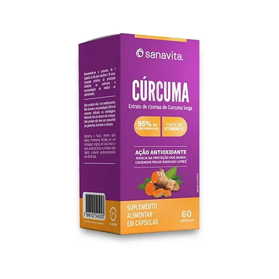 Sanavita Cúrcuma - 60 Cápsulas