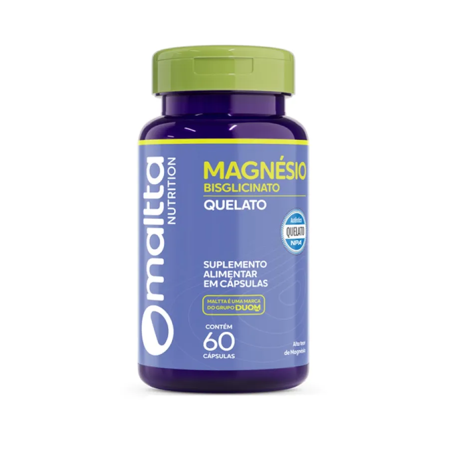 Magnésio Quelato 60 cápsulas DUOM
