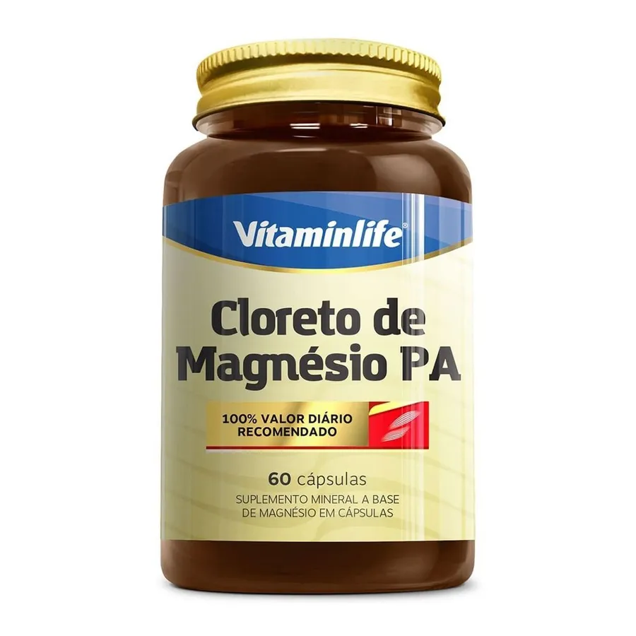 VitaminLife Cloreto de Magnésio PA - 60 Cápsulas