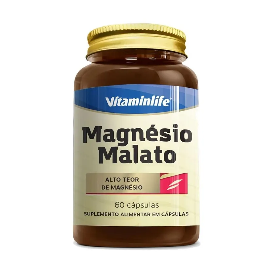 VitaminLife Magnésio Malato - 60 Cápsulas