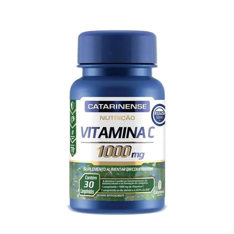 Catarinense Nutrição Vitamina C - 30 Cápsulas