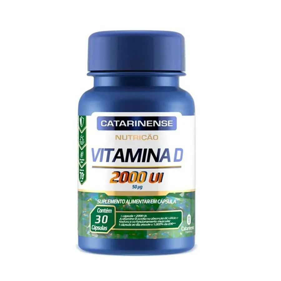Catarinense Nutrição Vitamina D - 30 Cápsulas