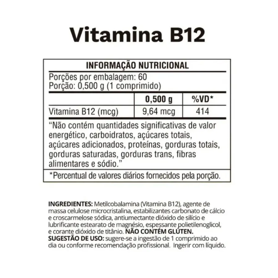 Ocean Drop Vitamina B12 - 60 Comprimidos — foto 3