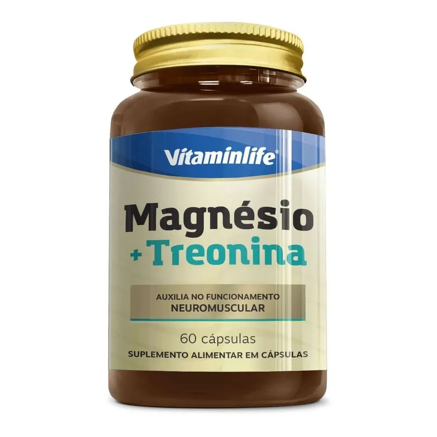 VitaminLife Magnésio + Treonina - 60 Cápsulas