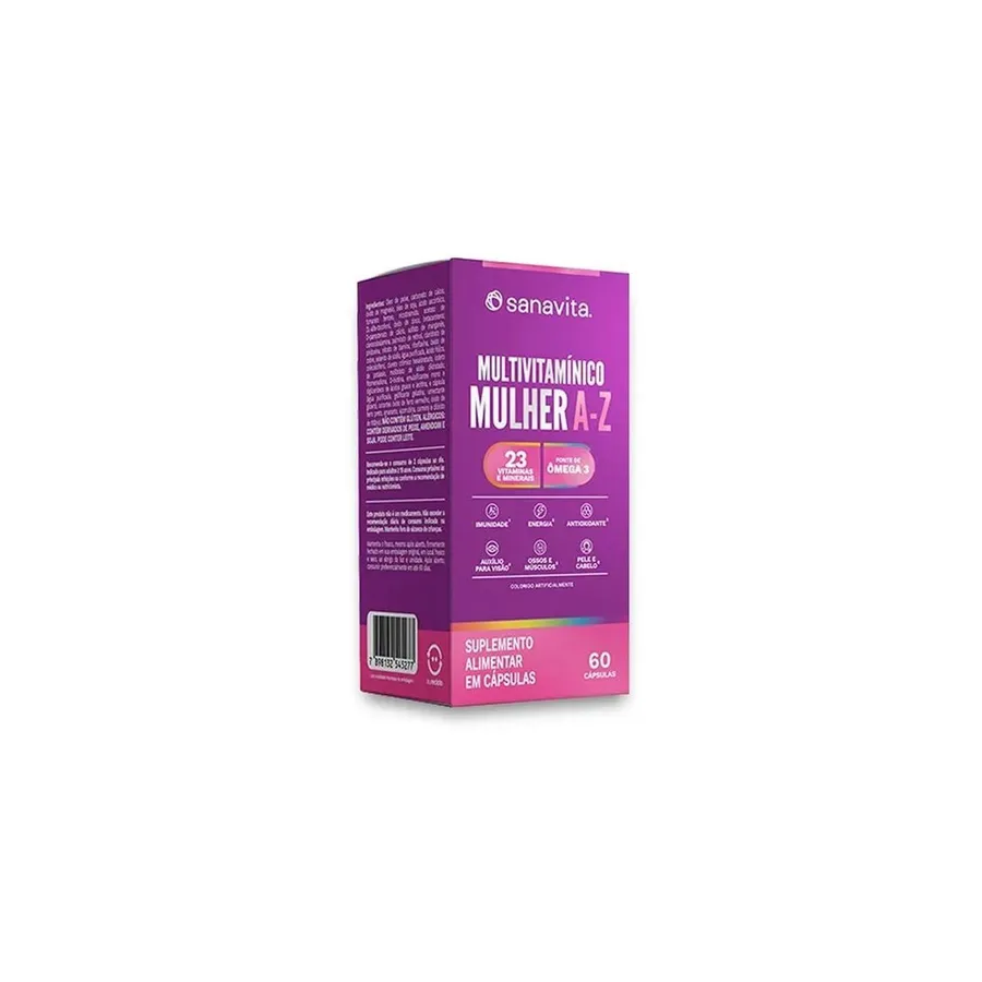 Sanavita Multivitaminico Mulher A-Z - 60 Cápsulas