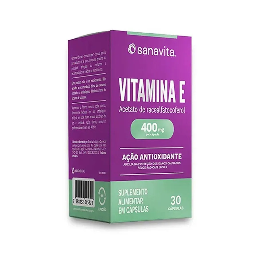 Sanavita Vitamina E - 30 Cápsulas