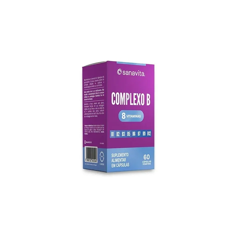 Sanavita Complexo B - 60 Cápsulas