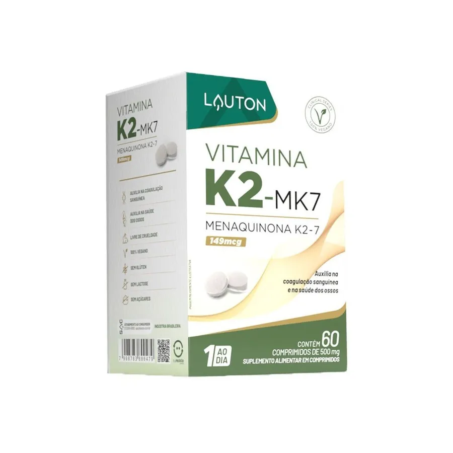 Lauton Vitamina K2-MK7 - 149mcg 60 Cápsulas