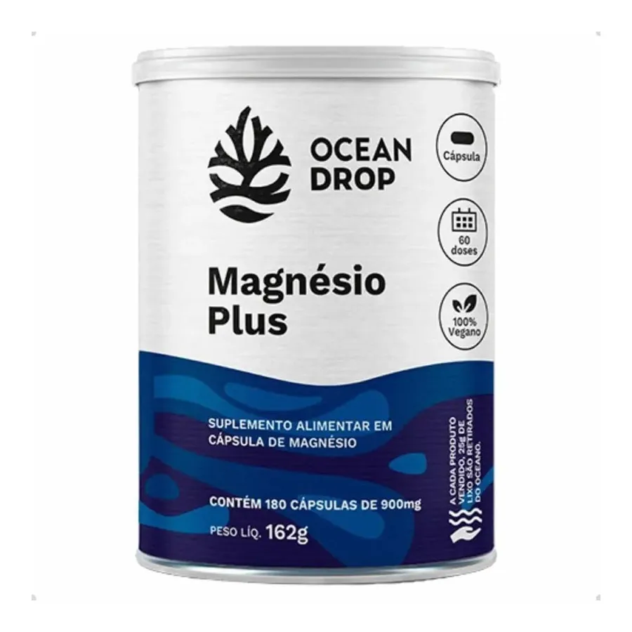 Ocean Drop Magnésio Plus - 180 Cápsulas