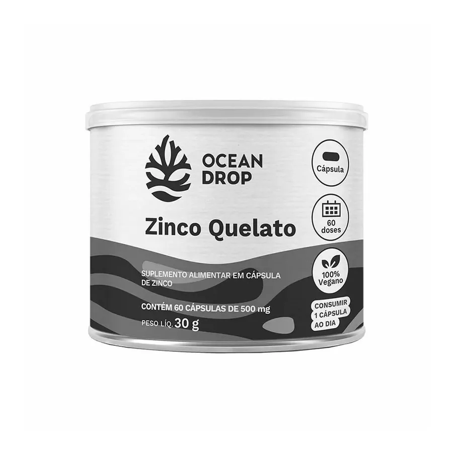 Ocean Drop Zinco Quelato - 60 Cápsulas