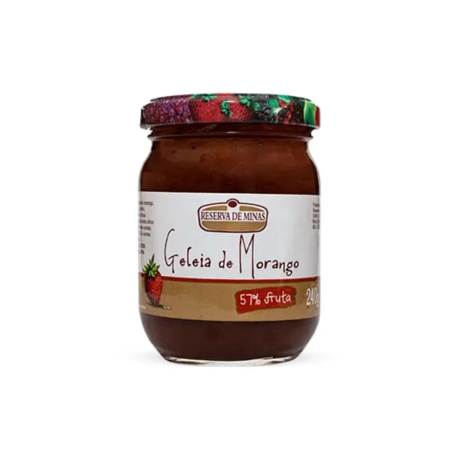 Geleia de Morango diet 0 (zero) % açúcar - Reserva de Minas 200gr