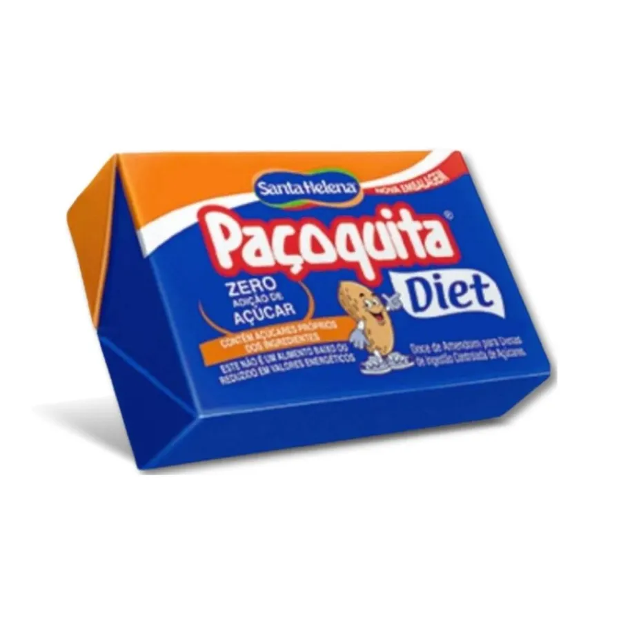 Paçoca Paçoquita Santa Helena Zero Açúcar - 1 Un 18gr