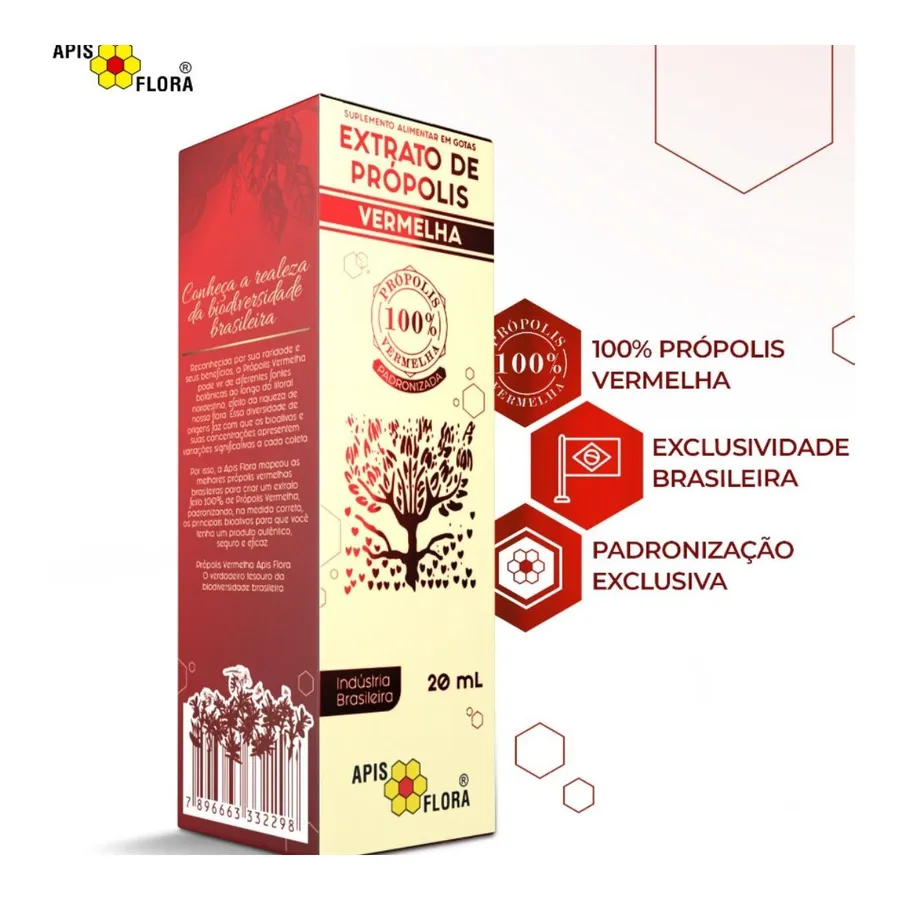 Apis Flora Extrato de Propolis Vermelha 20ml — foto 2
