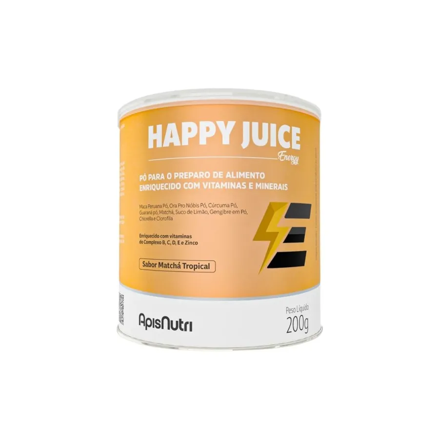 Happy Juice Energy - Sabor Matcha Tropical