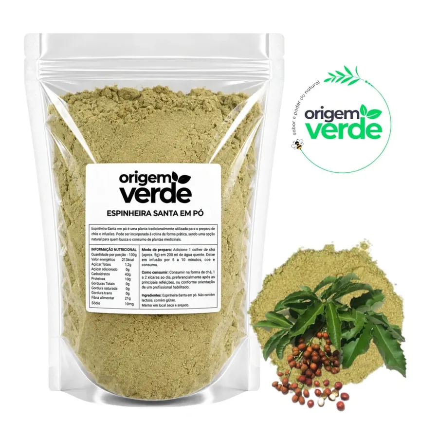 Origem Verde Espinheira Santa em Pó