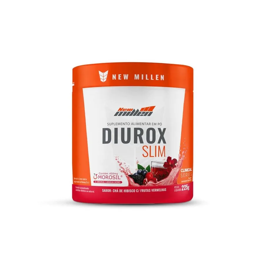 New Millen Diurox Slim - Chá de Hibisco com Frutas Vermelhas 225g