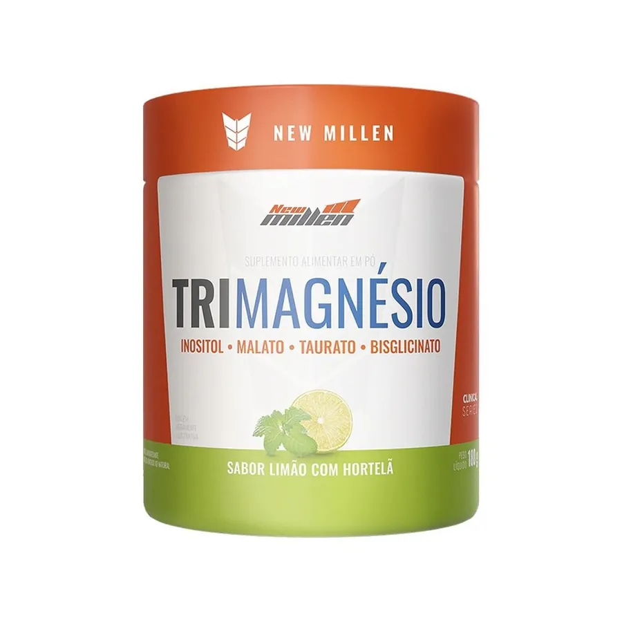 New Millen Trimagnésio - Limão Com Hortelã 180g