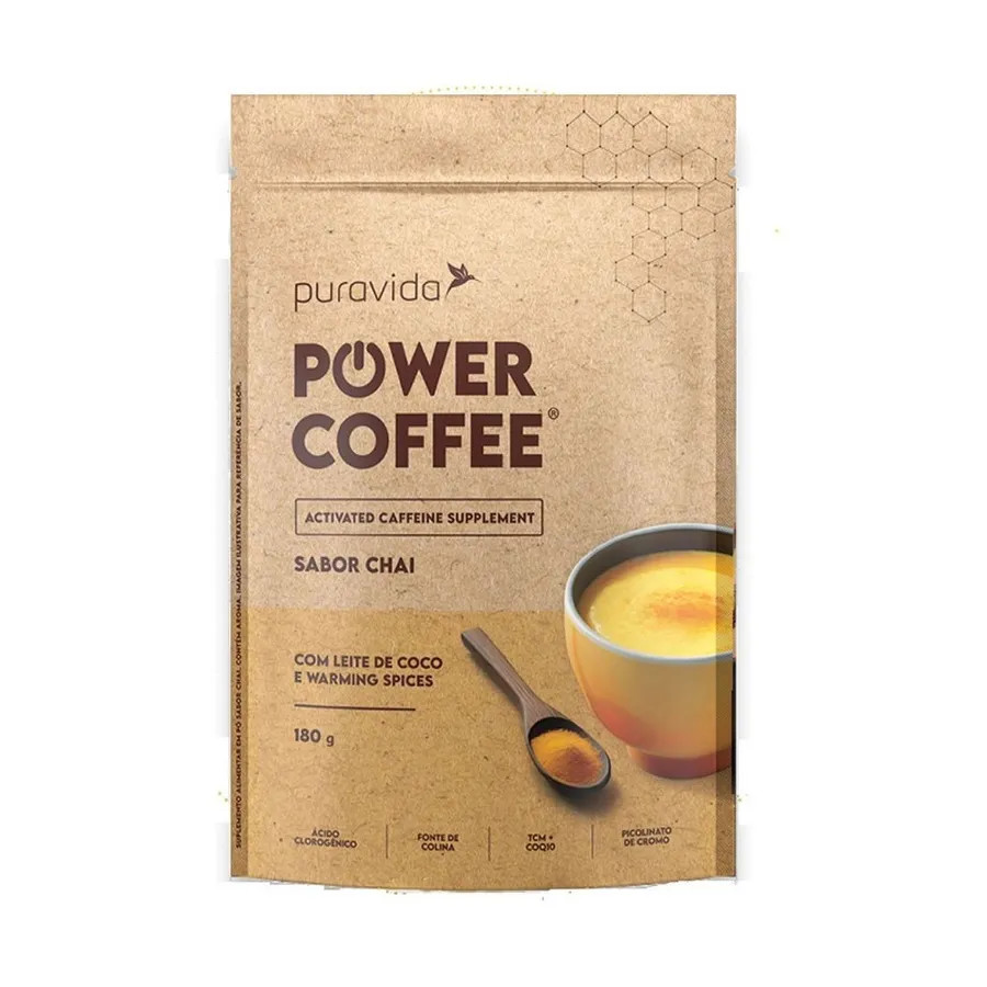 PuraVida Power Coffee - Refil Chai 180g