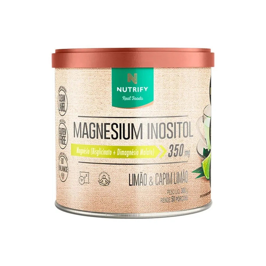 Nutrify Magnesium Inositol - Limão e Capim Limão 300g