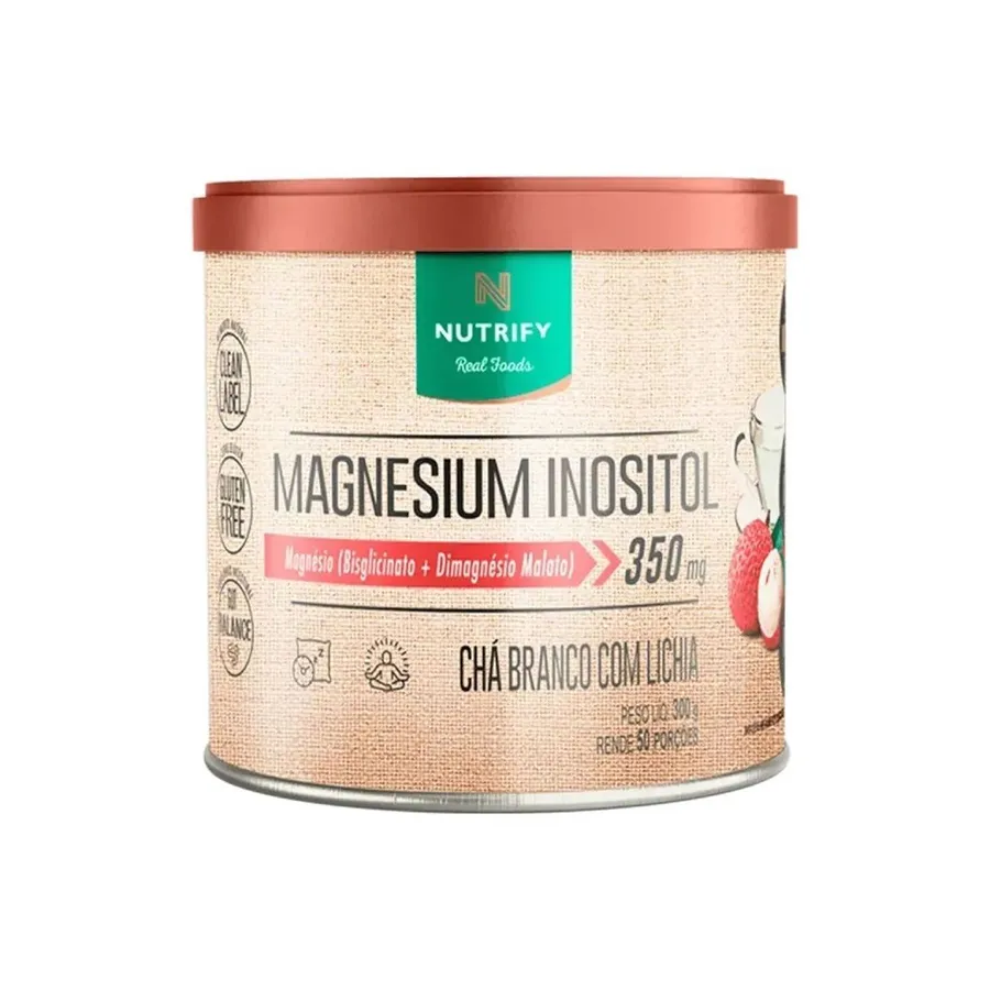 Nutrify Magnesium Inositol - Chá Branco com Lichia 300g