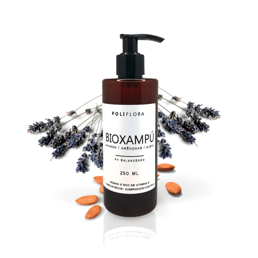 Polilflora Bioxampú Lavanda e Amêndoas Poliflora 250ml — foto 3