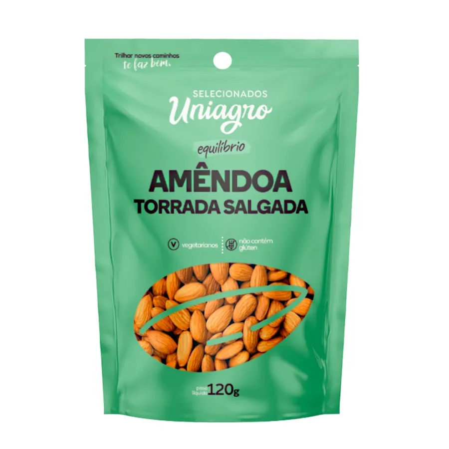 Uniagro Amendoa T/s Pouch 12 x 120g