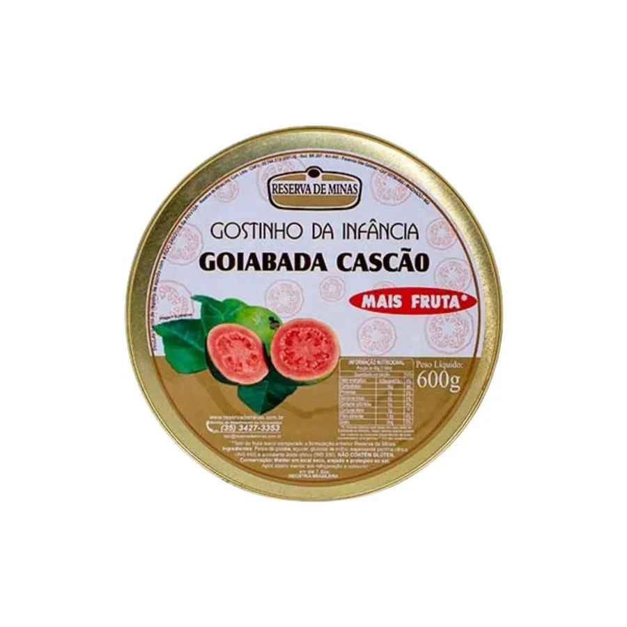 Goiabada Cascão - Reserva de Minas - Lata 600gr