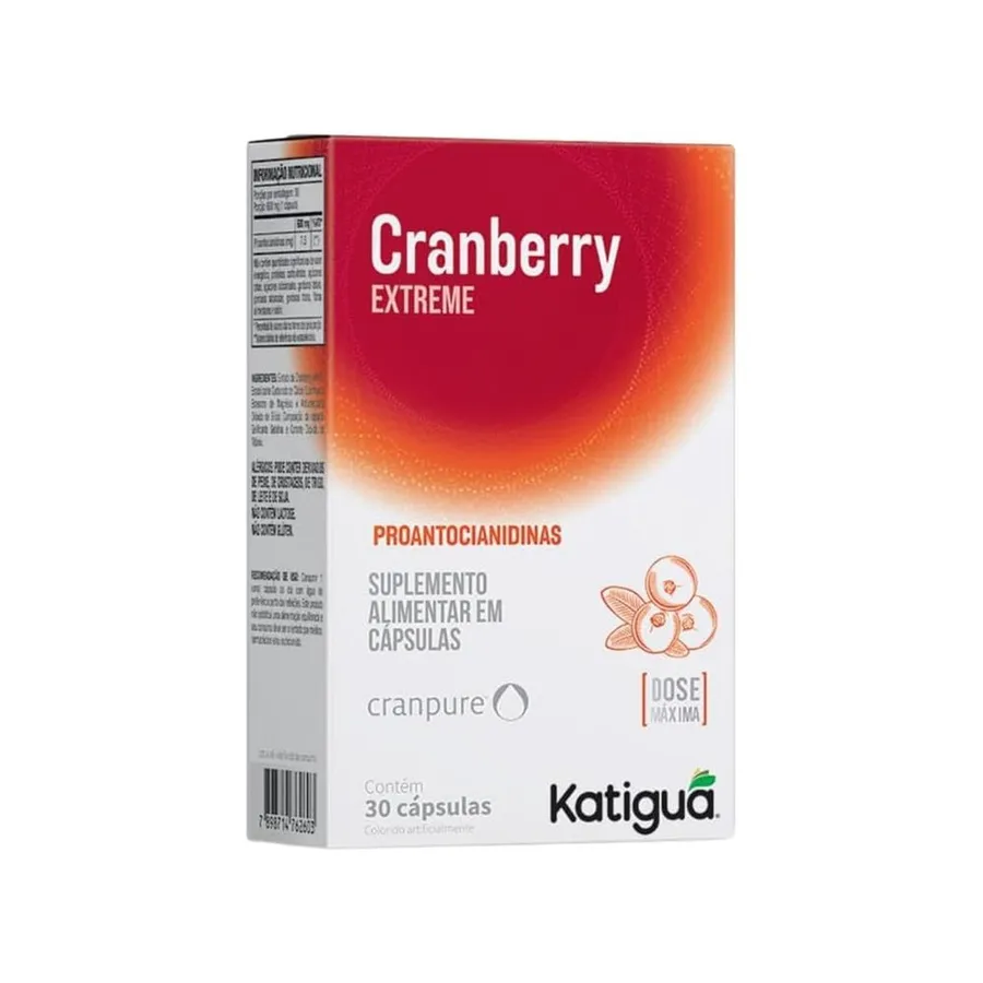 Katiguá Cranberry Extreme - 30 Cápsulas