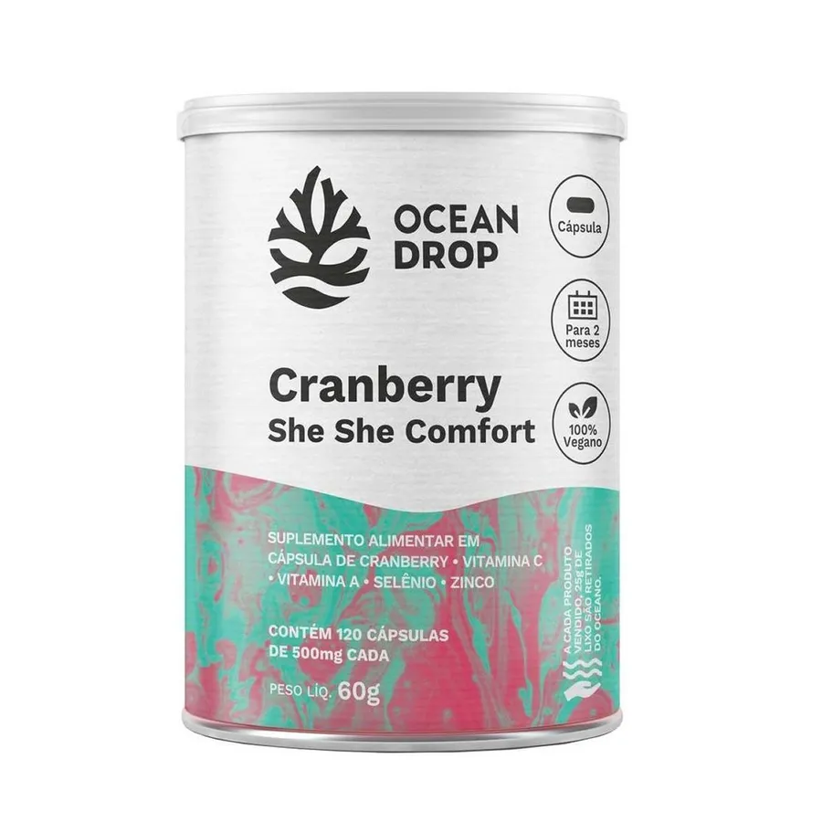 Ocean Drop Cranberry She She Comfort - 120 Cápsulas