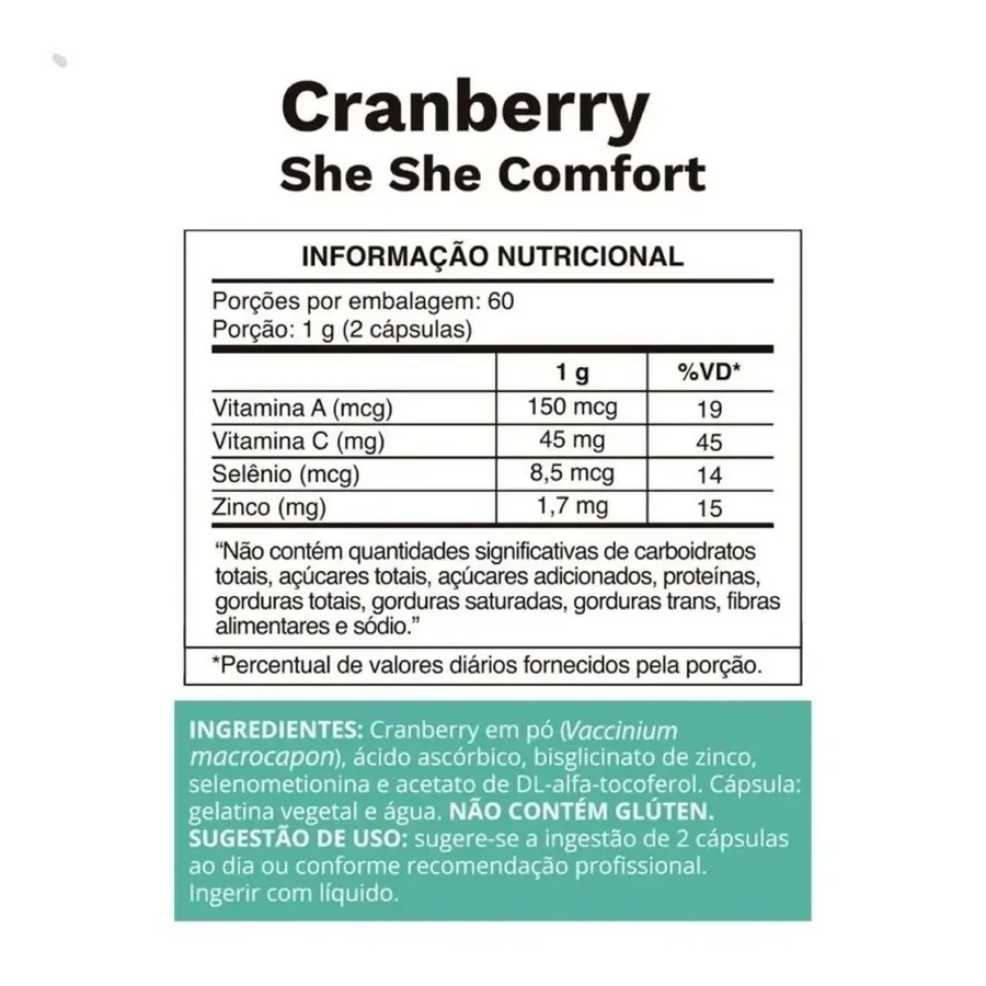 Ocean Drop Cranberry She She Comfort - 120 Cápsulas — foto 3