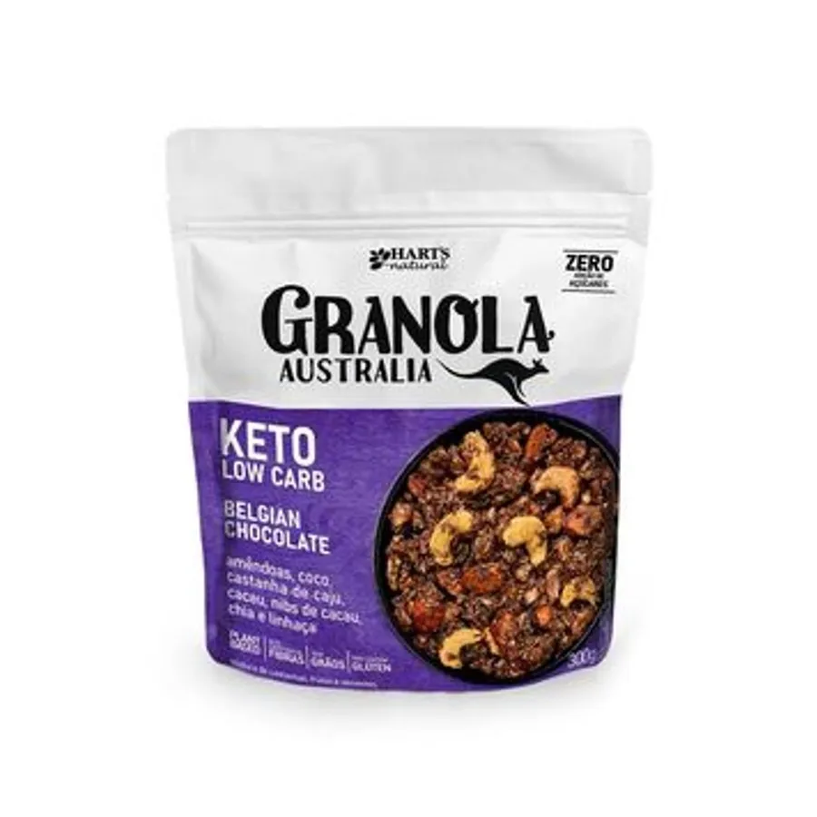 Granola Australia Keto Belgian Chocolate Hart´s 300g